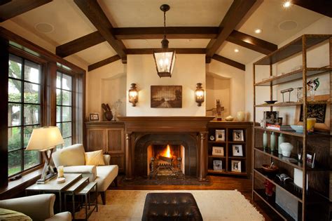 tudor style home interior.